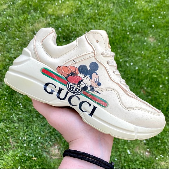 Gucci Mickey Mouse REPS Youth Sneakers Boys 2 Youth - Picture 2 of 7